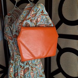 Vintage Purse - Italian Leather - Vintage - Perfect Fall Orange 🍊